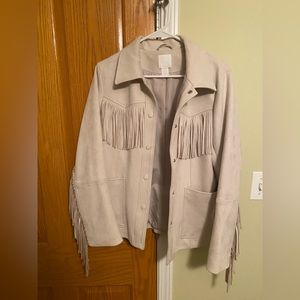 H&M Fringe Jacket